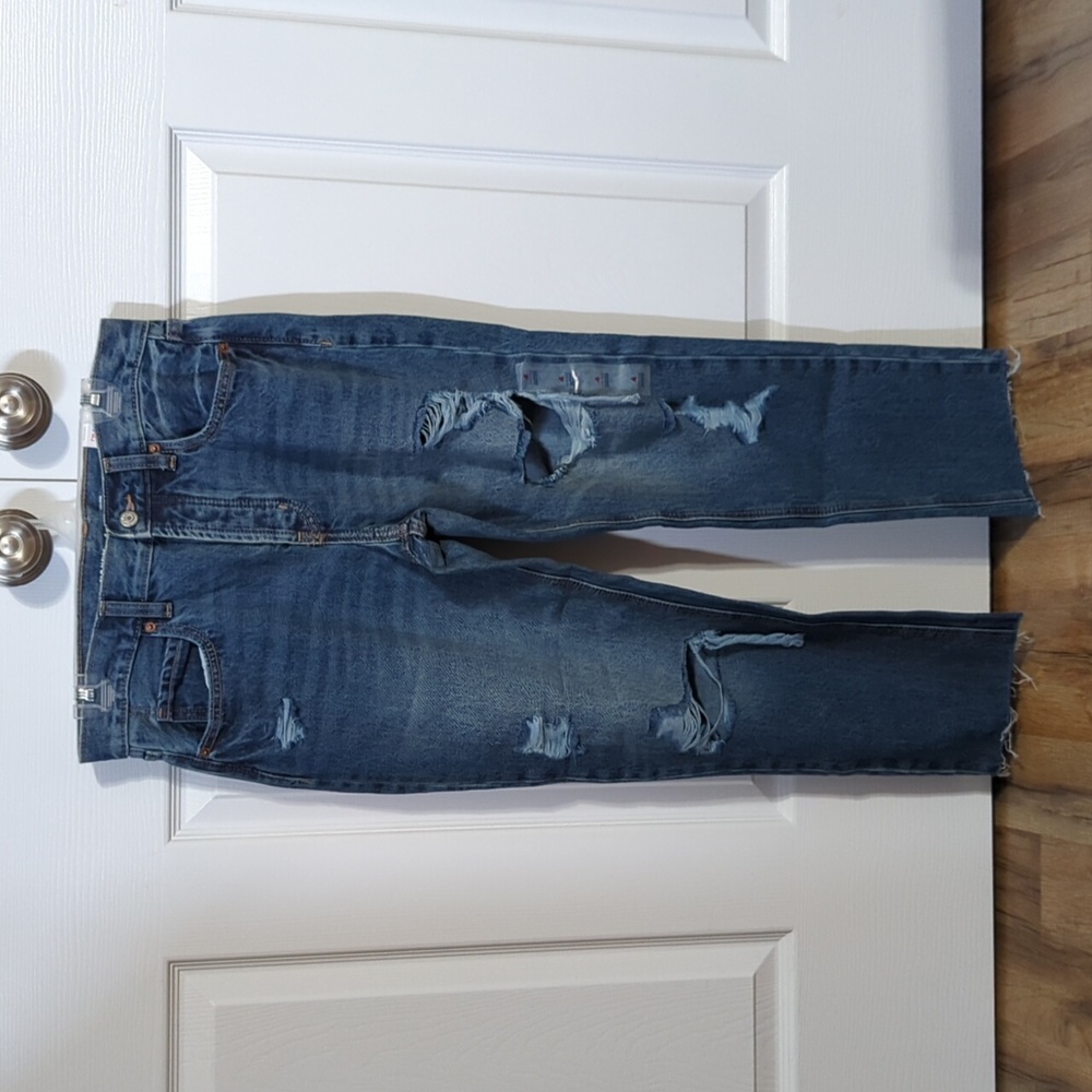 Old Navy Slouchy Straight jeans size 4